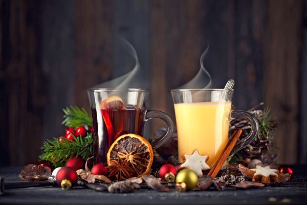 Rezept: Roten und gelben Weihnachtspunsch selber machen