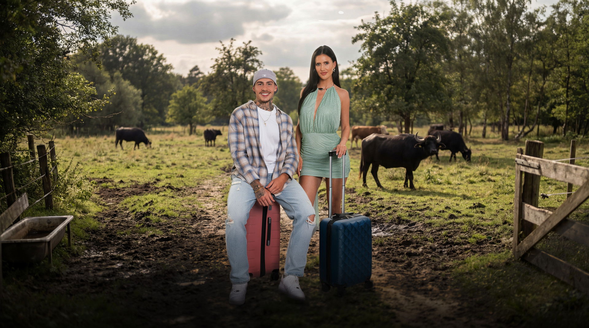 Anna Lisson und Tano Milingi als Paar im Sommerhaus der Stars 2026