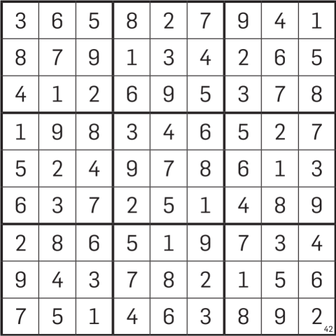 Das Sudoku (mittel) der prisma-Ausgabe 42/2026.