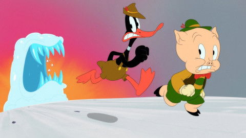 v.li.: Daffy Duck, Porky Pig