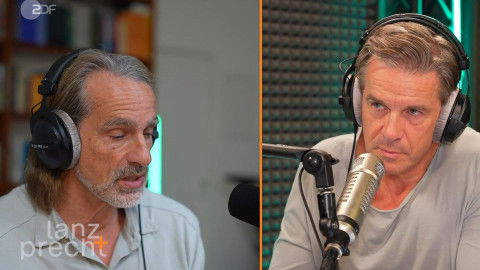 Richard David Precht (links) und Markus Lanz haben in ihrem Podcast "Lanz + Precht" über das Schulsystem gesprochen.